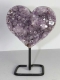 Amethyst Heart with metal base No. AMH94
