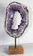 Amethyst Slice with wooden stand No. 131