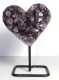 Amethyst Heart with metal base No. AMH104