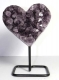 Amethyst Herz auf Metalsockel Nr. AMH104