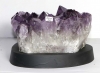Amethyst on wooden base No. 112