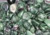 Ruby-Zoisite Tumbled Stones, B-quality