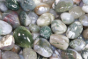 Moss Agate Tumbled Stones B-Quality
