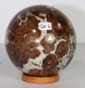 Ball (Sphere) Garnet in Epidote and Wollastonite No. GK4