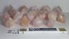 Rosenquarz Spitzen Set Nr. 4 B-Qualitt