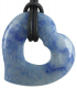 Anhnger Herz in Herz Blauquarz (LOT59)