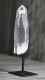 Lemurischer Quarz (Bergkristall) Nr. 22 Metallstnder