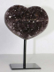 Amethyst Herz Nr. 146 auf Metallstnder
