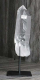 Lemurischer Quarz (Bergkristall) Nr. 30 auf Metallstnder