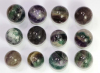 Regenbogen-Fluorit Kugeln Nr. FKSB3 B-Qualitt