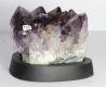 Amethyst Nr. 123 auf Holzsockel