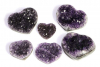 Amethyst Herzen klein Set Nr. 11