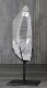 Lemurischer Quarz (Bergkristall) Nr. 33 auf Metallst�nder
