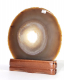 Agate No. 111 on wooden stand