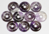 Donut 30 mm Am�thyste B-Qualit�