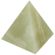 Pyramide 5 cm Onyx-Marmor (Aragonit)