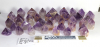 Amethyst points polished with base Lot No. 5 B-Quality