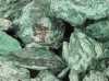 Fuchsite brut, 3 - 5 cm