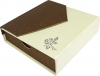 Coffret cadeau crme/bronz 9.6x9.3x2.6 cm