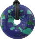 Donut 30 mm Azurite-Malchite (synthetic)