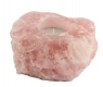 Bougeoir en Quartz Rose