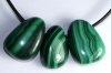 Pendant tumbled stone Malachite