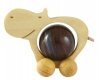Rolling wooden Hippo for 20 mm balls (spheres)