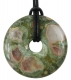 Donut 40 mm Rhyolite verte