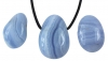 Pendent tumbled Chalcedony 2-3 cm