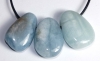 Lochstein Trommelstein Aquamarin B-Qualitt