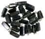 Pendentif Tourmaline noir (Schorl) brut avec 925 boucle d'argent