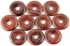 Donut 30 mm Red Tiger Eye B-Quality