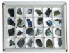 Box Labradorite pieces polished front (20/24 pieces)