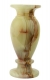Vase lang 6 x 15 cm, Onyx-Marmor