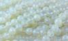 Loose strand of Opal Glass Balls 10 mm faceted, 10 pieces