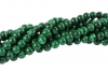 Rang de Imitation de Malachite boule 8 mm, 10 pices