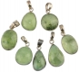 Pendant Prehnite Cabochon 925 silver