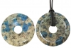 Donut 40 mm K2 (Azurite in granite)