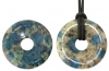 Donut 30 mm K2 (Azurite in Granite)