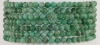 Bracelet Ball faceted 3-4 mm Emerald