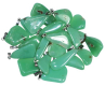 Pendentif Argent 925 Chrysoprase des Pommes